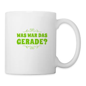 das war mir neu - Tasse - Weiß - Rechts