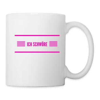 darauf kannst du dich verlassen - Tasse - Weiß - Rechts