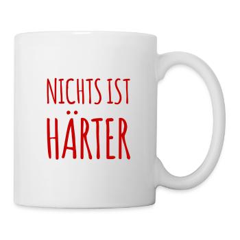 zu hart für diese Welt - Tasse - Weiß - Rechts