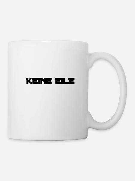 ich mache langsam - Tasse - Weiß