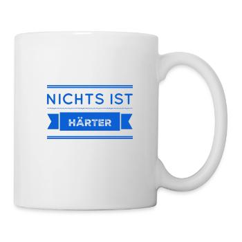 nichts ist härter - Tasse - Weiß - Rechts