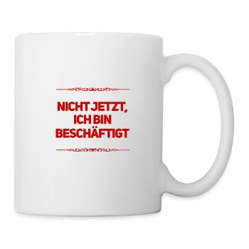 gerade ist schlecht - Tasse - Weiß - Rechts