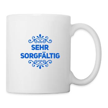 ich mag es sorgfältig - Tasse - Weiß - Rechts