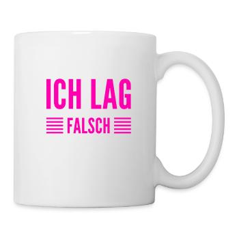 das war ein großer Irrtum - Tasse - Weiß - Rechts