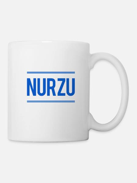 trau dich - Tasse - Weiß