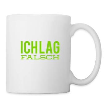 ich lag falsch - Tasse - Weiß - Rechts
