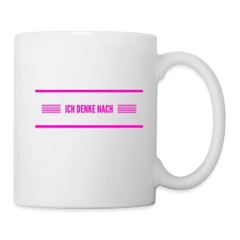 Denken ist genial - Tasse - Weiß - Rechts