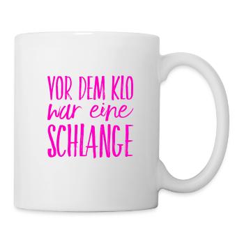 ich komme leider zu spät - Tasse - Weiß - Rechts