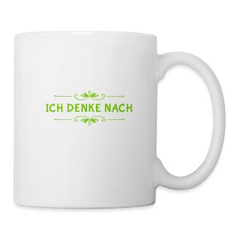 Ich liebe das denken - Tasse - Weiß - Rechts