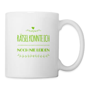 Rätsel konnte ich noch nie leiden - Tasse - Weiß - Rechts