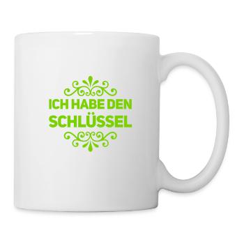 ich kann rein - Tasse - Weiß - Rechts
