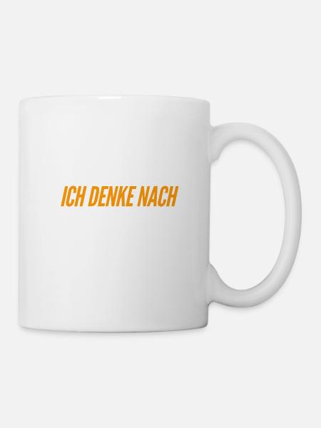 Denken ist super - Tasse - Weiß