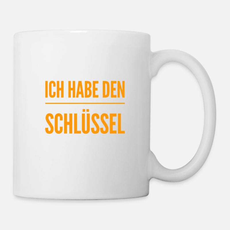 Schlüsselkind - Tasse - Weiß
