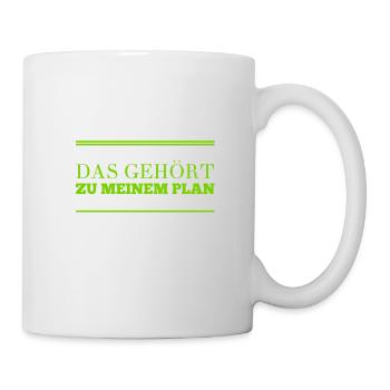 Teil des Plans - Tasse - Weiß - Rechts