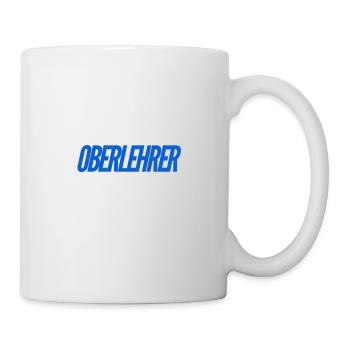 vor dir steht ein Besserwisser - Tasse - Weiß - Rechts