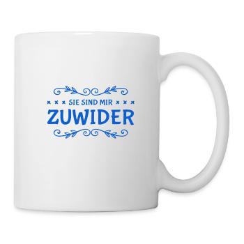 ich lehne sie ab - Tasse - Weiß - Rechts