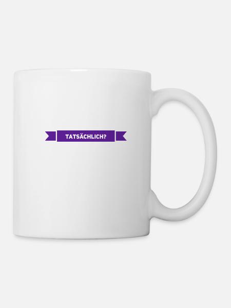 wirklich? - Tasse - Weiß