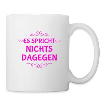 geht klar - Tasse - Weiß - Rechts