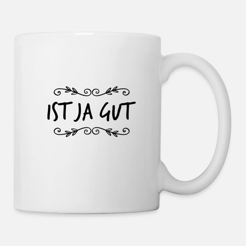 beruhige dich - Tasse - Weiß