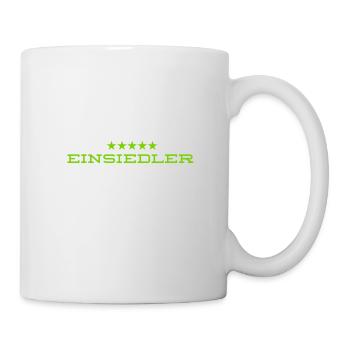 ich mag die Stille - Tasse - Weiß - Rechts