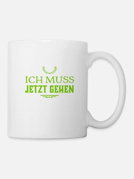 Zeit zu gehen - Tasse - Weiß