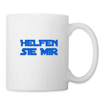 ich brauche Unterstützung - Tasse - Weiß - Rechts