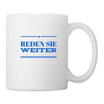 ich höre ihnen gerne zu - Tasse - Weiß - Rechts