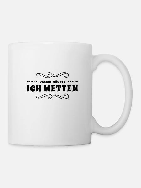 die Wette gilt - Tasse - Weiß