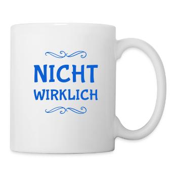 ohne mich - Tasse - Weiß - Rechts