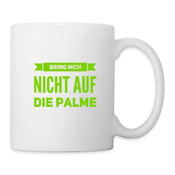 bleib locker - Tasse - Weiß - Rechts