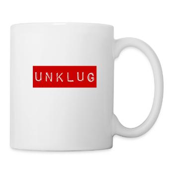 nicht klug - Tasse - Weiß - Rechts