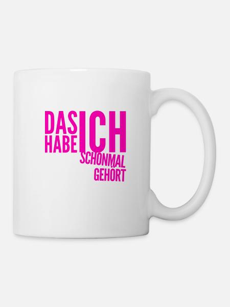 kenn ich schon - Tasse - Weiß