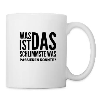 das wird schon - Tasse - Weiß - Rechts
