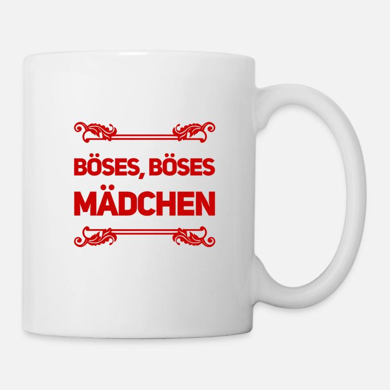 gemeines Mädchen - Tasse - Weiß