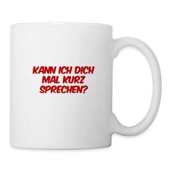 ich möchte dich sprechen - Tasse - Weiß - Rechts