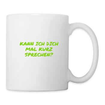bereit zu reden - Tasse - Weiß - Rechts