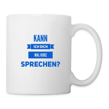 ich möchte sprechen - Tasse - Weiß - Rechts
