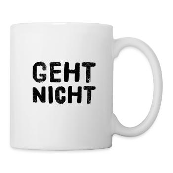 es geht einfach nicht - Tasse - Weiß - Rechts