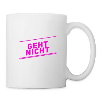 geht nicht - Tasse - Weiß - Rechts