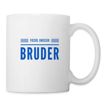 fieser, großer Bruder - Tasse - Weiß - Rechts
