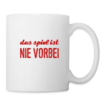 das Spiel geht weiter - Tasse - Weiß - Rechts