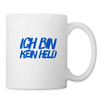 ich bin kein Held - Tasse - Weiß - Rechts