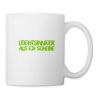 den Preis bezahlen - Tasse - Weiß - Rechts