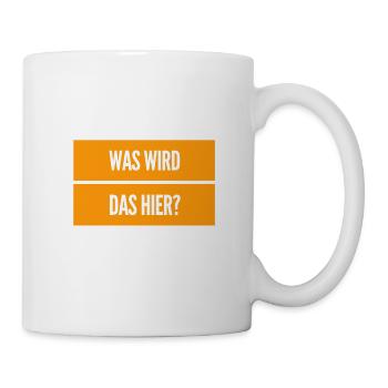 wohin soll das führen? - Tasse - Weiß - Rechts