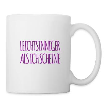 extrem leichtsinnig - Tasse - Weiß - Rechts