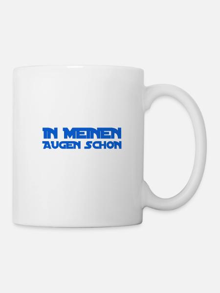 das ist meine Sicht - Tasse - Weiß