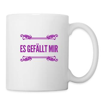 ich finde es gut - Tasse - Weiß - Rechts