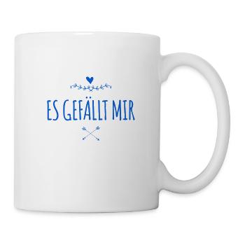 ich finde es wunderbar - Tasse - Weiß - Rechts