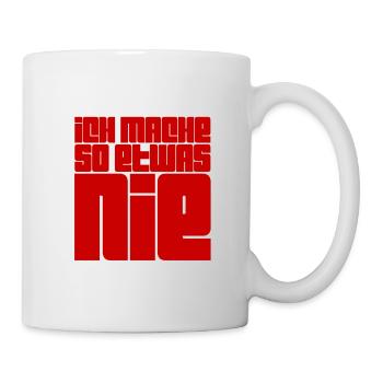 das ist nichts für mich - Tasse - Weiß - Rechts