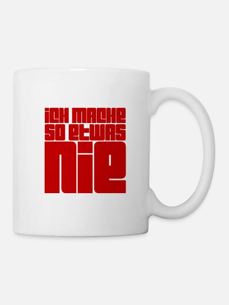 das ist nichts für mich - Tasse - Weiß